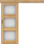 ERKADO Posuvné dveře na stěnu Levandule