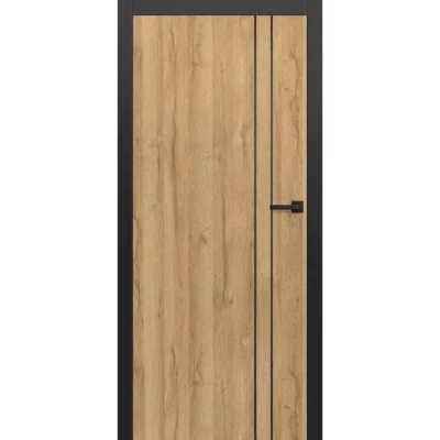 ERKADO Interiérové dveře Intersie Lux Černá 204 – Výška 210 cm 210 cm