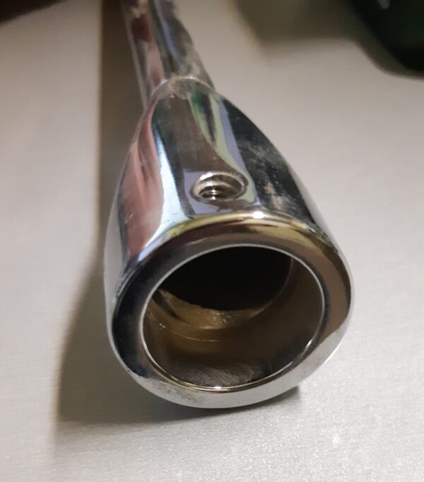 Konzola chrom mat. 200mm pro skleněnou polici