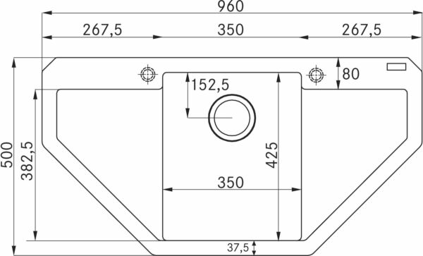 Dřez Franke fragranit MRG 612E bílá led
