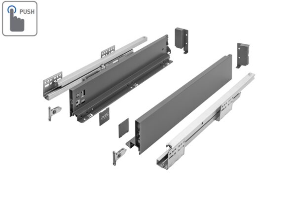 Zásuvkový Box Slim P2O A 500A 84/500mm nízký Antracit