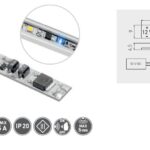 Spínač bezdotykový do LED profilu, 12V/60W, 5A, s lepící páskou