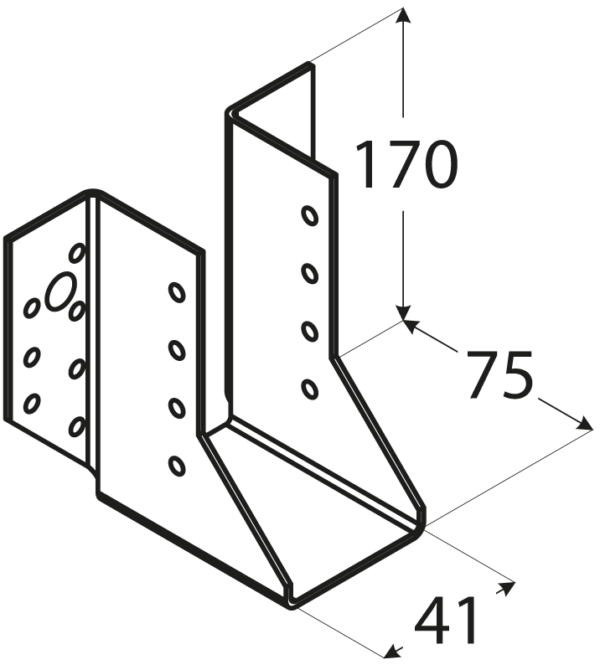 WB 7 - 41*170 trámová botka