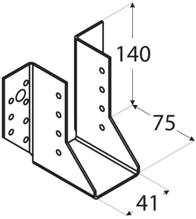 WB 6 – 41*140 trámová botka