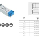 Trafo LED PRO 12V, 65W, input 220-240VAC, IP20, rozměr181x63x40 mm