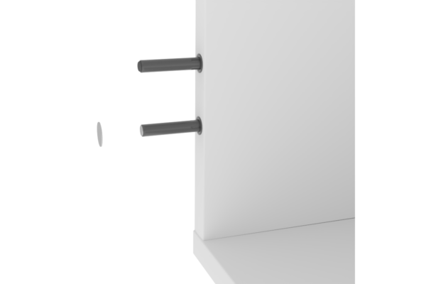 System otevírání Push to open dlouhý k zavrtání s magnetem Šedá (tip-on)