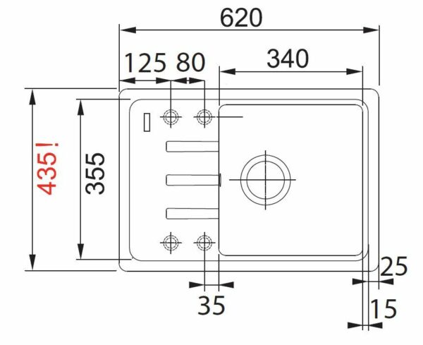 Dřez Franke fragranit BSG 611-62 bílá led