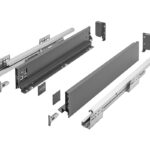 Zásuvkový Box Slim P2O B 400B 116/400mm střední Antracit