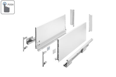Zásuvkový Box Slim P2O D1 500D1 199/500mm extra vysoký Bílá