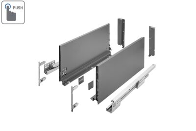 Zásuvkový Box Slim P2O D 500D 199/500mm extra vysoký Antracit