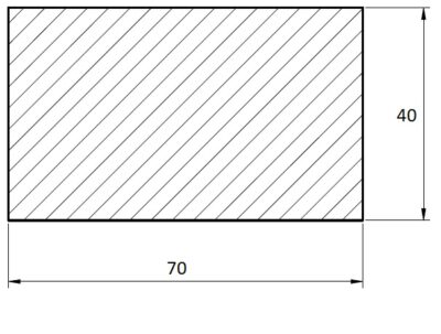 Terasa Sibiřský modřín 45*70*4000 (4m) hladký
