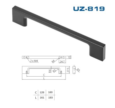 Uch. UZ-819 černá 128mm