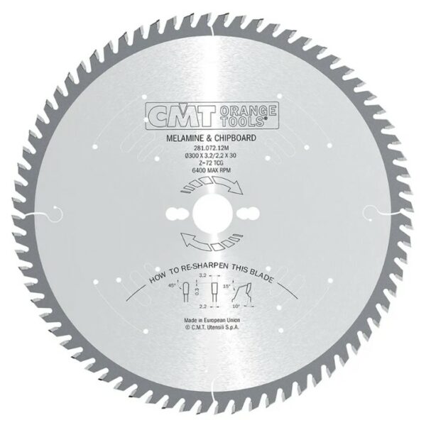C28108010M Industrial Pilový kotouč na lamino a DTD - D250x3,2 d30 Z80 HW