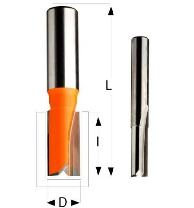 C91103011 C911 Drážkovací fréza krátká – D3x8 L45 S=8 HW