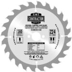 C-K16024H-X10 Contractor Pilový kotouč na dřevo - D160x2,2 d20 Z24 HW