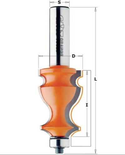 C95590211 C955.902 Multiprofilová fréza s ložiskem – D27x41 S=12 HW
