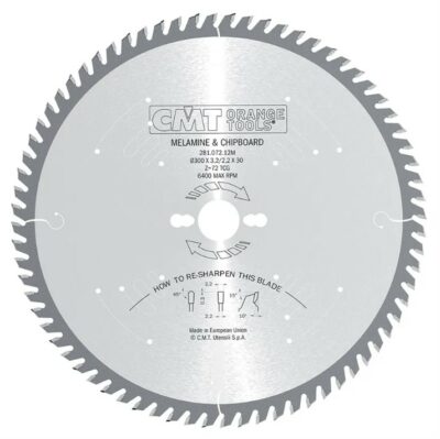 C28109612M Industrial Pilový kotouč na lamino a DTD – D300x3,2 d30 Z96 HW