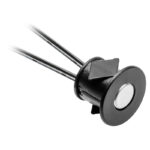 Spínač dotykový stmívatelný 12V/36W, 24V/72W, 3A, černý, pro otvor 18mm, mini AMP
