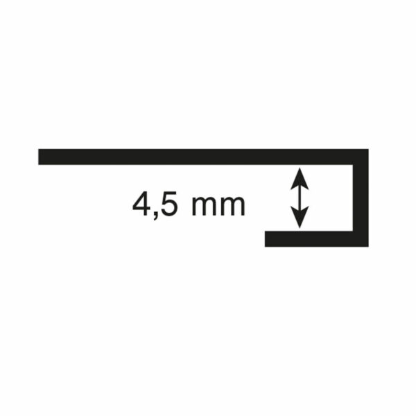 Rocko profil C-Profil 2800mm - bronz