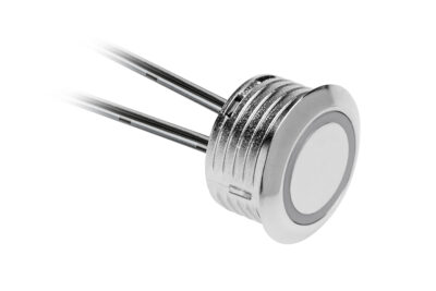Spínač dotykový stmívatelný 12V/20W, kabel 1500mm, chrom, mini AMP