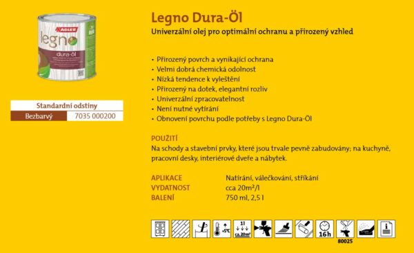 ADLER Legno Dura-öl  2,5L