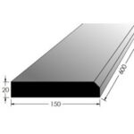 Práh dub  600*150/síla 20mm