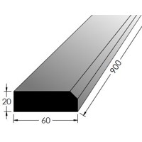 Práh buk  900* 60/síla 20mm