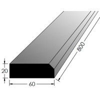 Práh buk  800* 60/síla 20mm