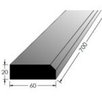 Práh buk  700* 60/síla 20mm