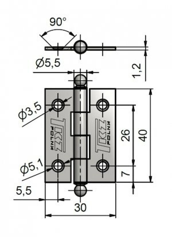 Závěs KZ 40 ur sm 8241049A