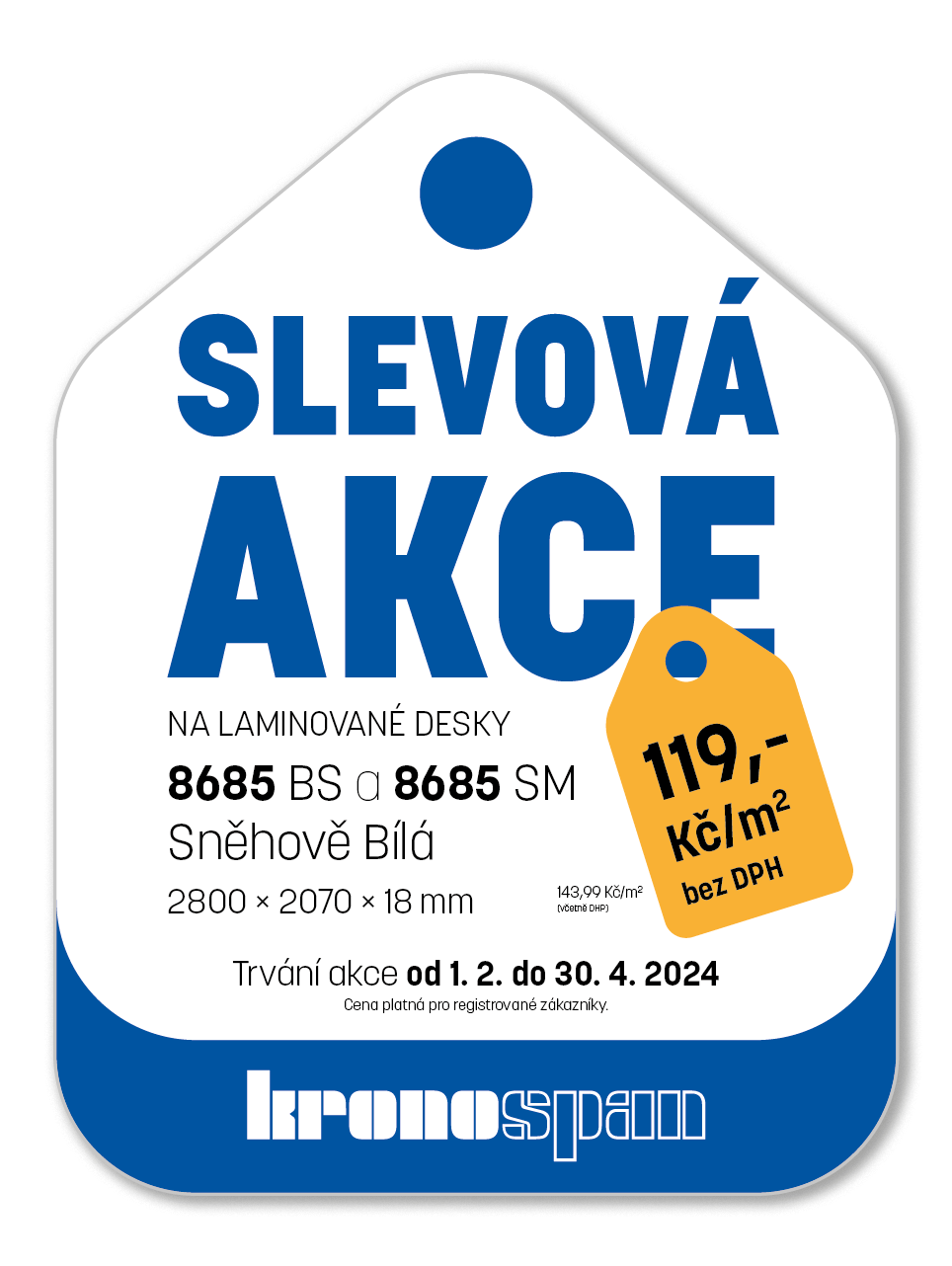 Slevová akce na lamino KRONOSPAN