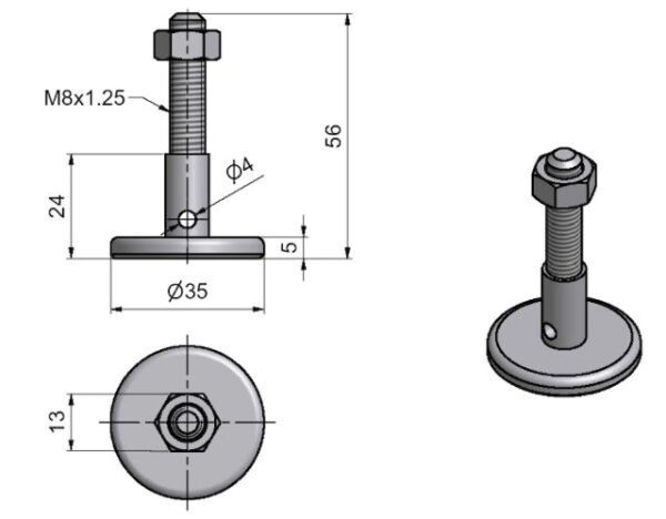 Sroub regulacni 35 ZN   81800530