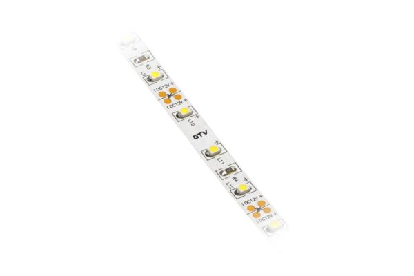LED pásek 2m Flash 5630, 60 LED/m, neutrál bílá, 16W/m, 10mm, 12V, 1750lm/m, mini amp