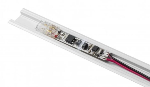 Spínač bezdotykový do LED profilu s konektorem pro LED 8mm a kabelem 2m 12V/36W, 24V/72W, 3A,IP20