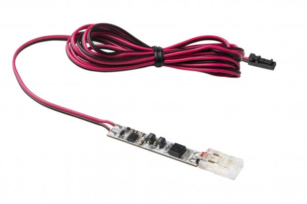 Spínač bezdotykový do LED profilu s konektorem pro LED 8mm a kabelem 2m 12V/36W, 24V/72W, 3A,IP20